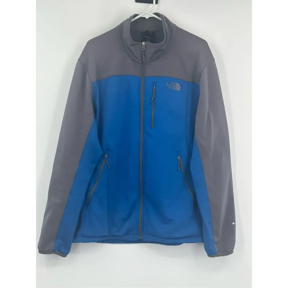 North Face size XL blue & gray jacket full zipper